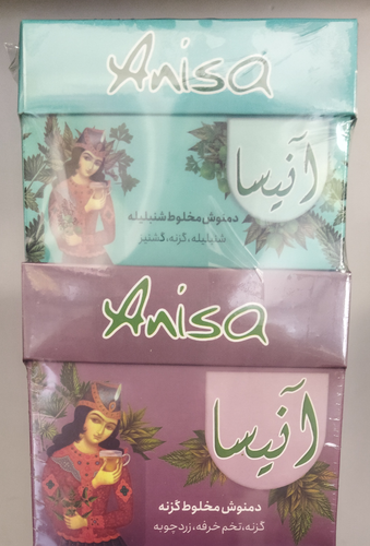 دمنوش گزنه و دمنوش شنبلیله آنیسا رویال